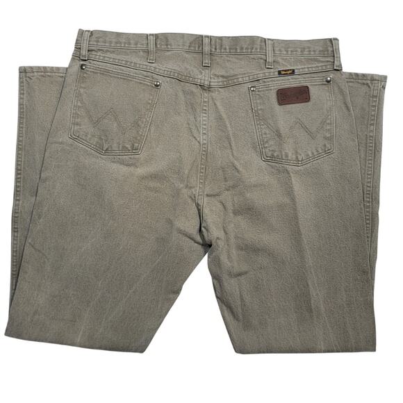 Wrangler Mens Premium Performance Cowboy Cut Regular Fit Jeans Tan 42x34 - Picture 1 of 5